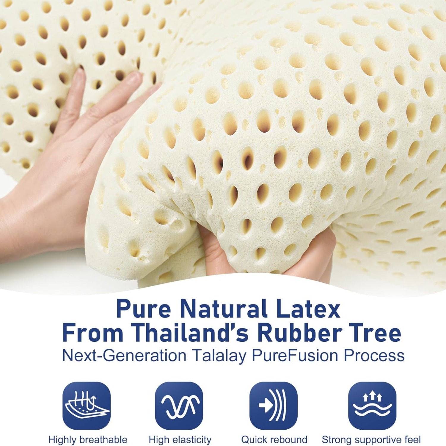 Slim Sleeper Thin Latex Pillow King Size — image 6